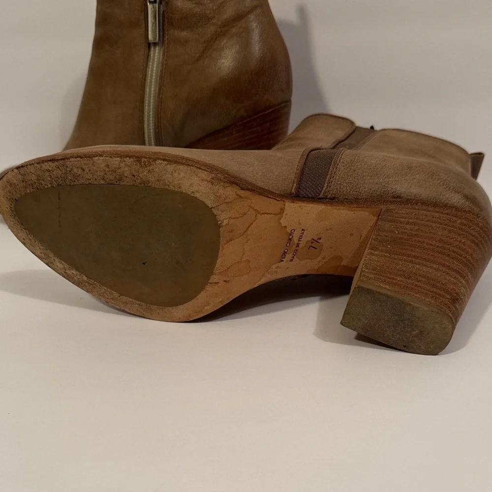 AQUATALIA Tan Ankle Booties - Picture 7 of 7